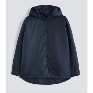 NWOT ASPESI BETH HOODED JACKET, black, Small $550 G34